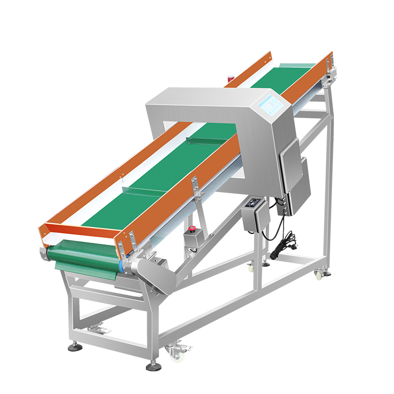Detector de metais inclinado para aplicações em lavanderia