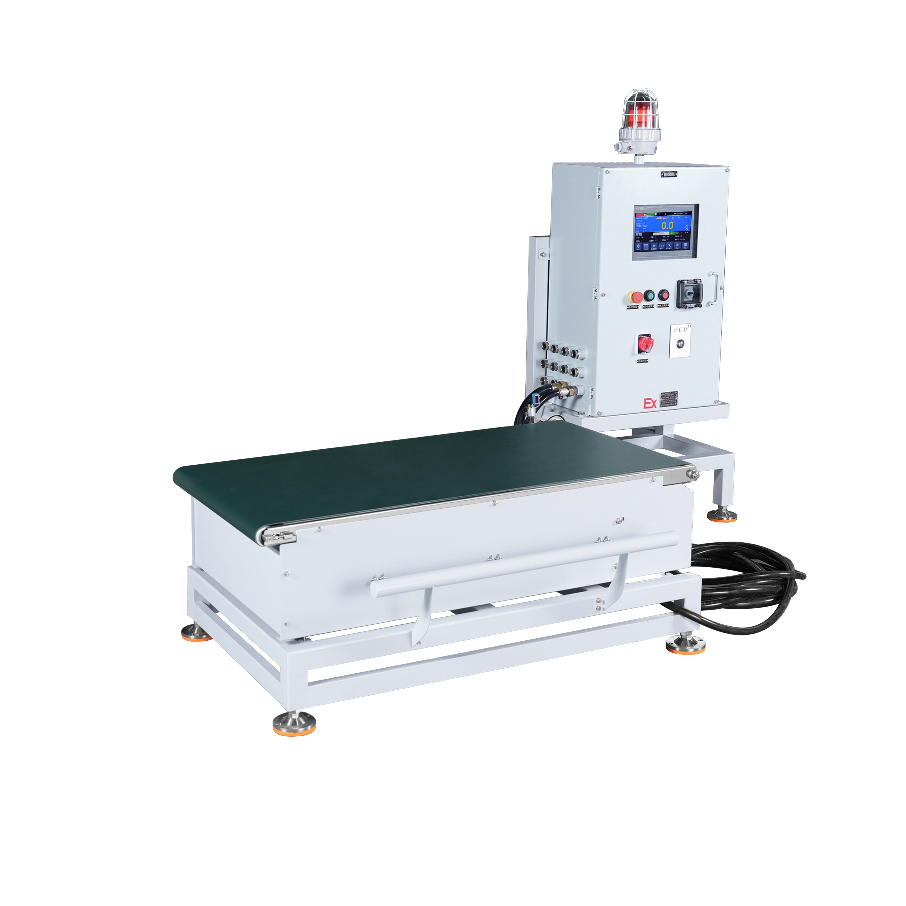 Controlador de peso à prova de explosão para plantas químicas