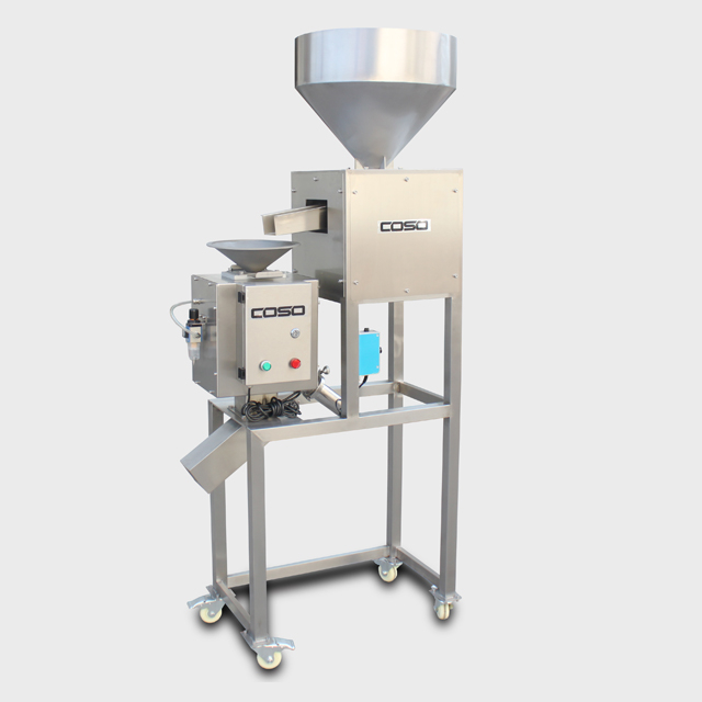 Separador de metal confiável de estrutura compacta para partículas de plástico