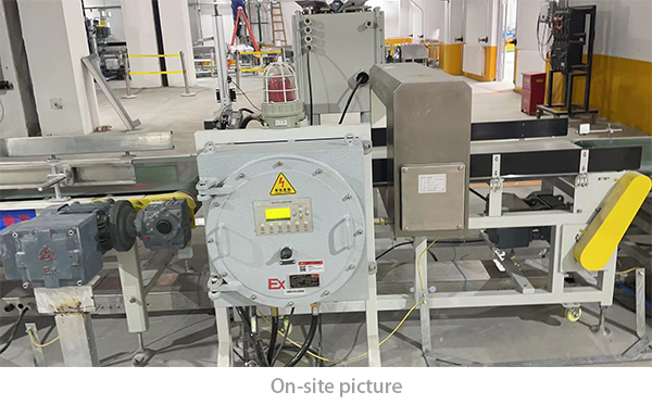 Detector de metais &agrave; prova de explos&atilde;o