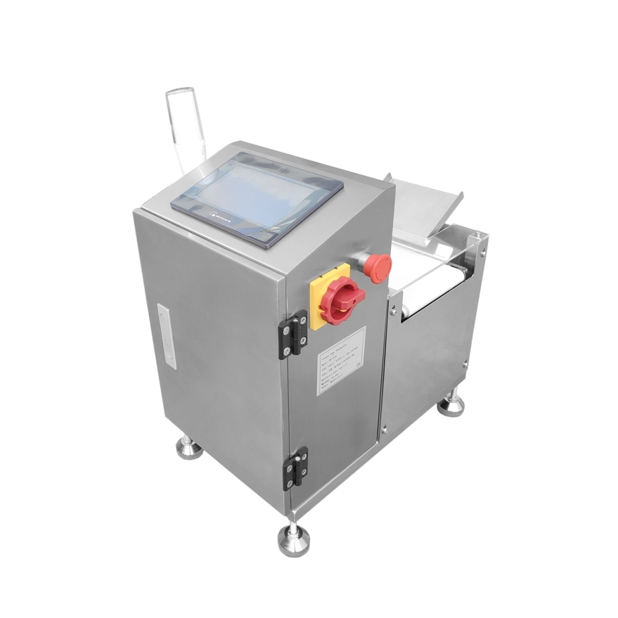 Balança de correia Stop-and-Weigh para produtos de embalagens pequenas