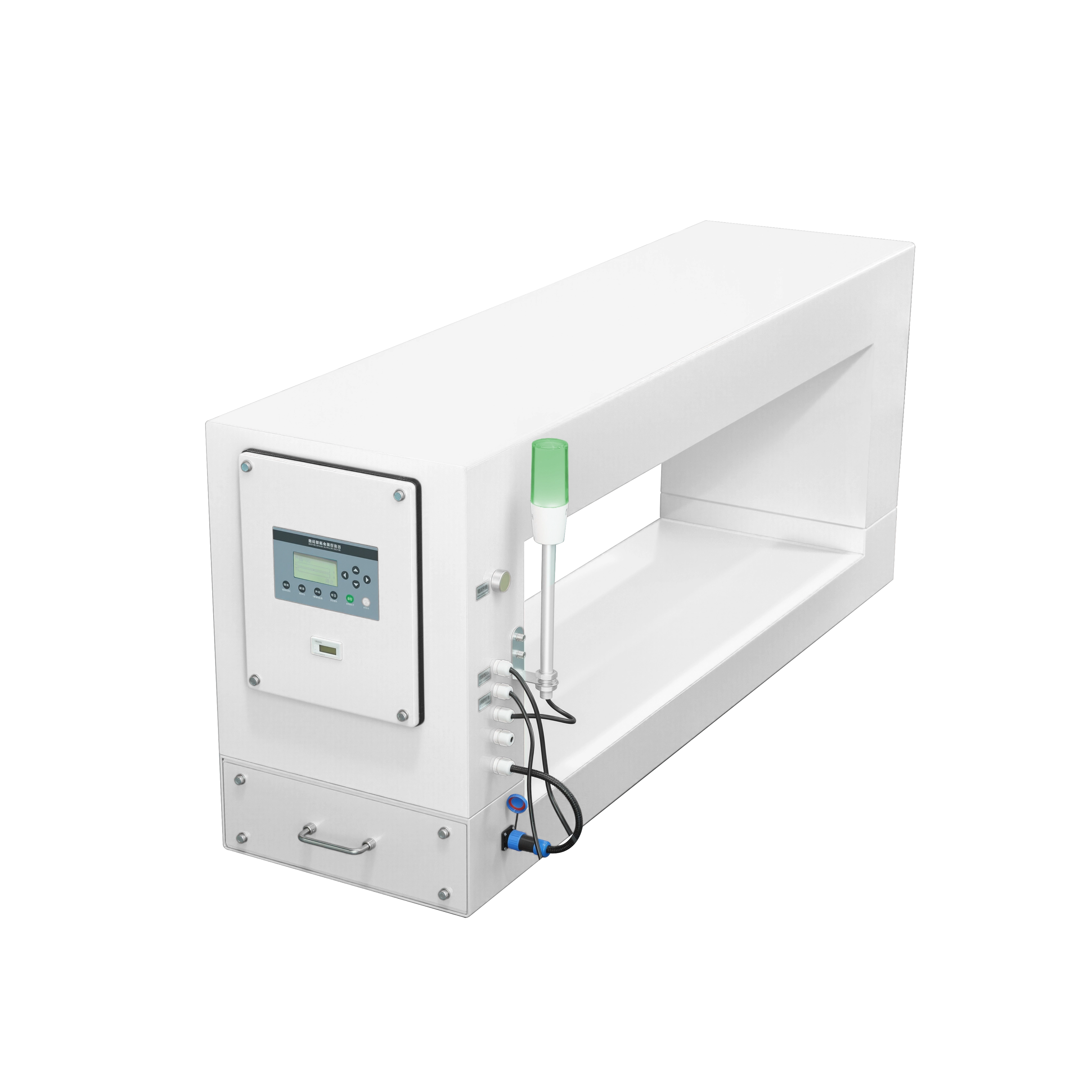 Detector de metais com exterior branco para calcário de quartzo