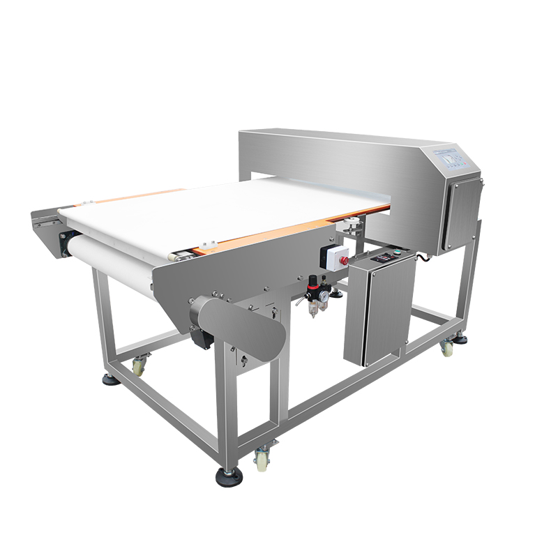 Detector de metais transportadores de túnel para indústria de processamento de alimentos