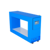 Detector de metais com exterior azul para material de construção 
