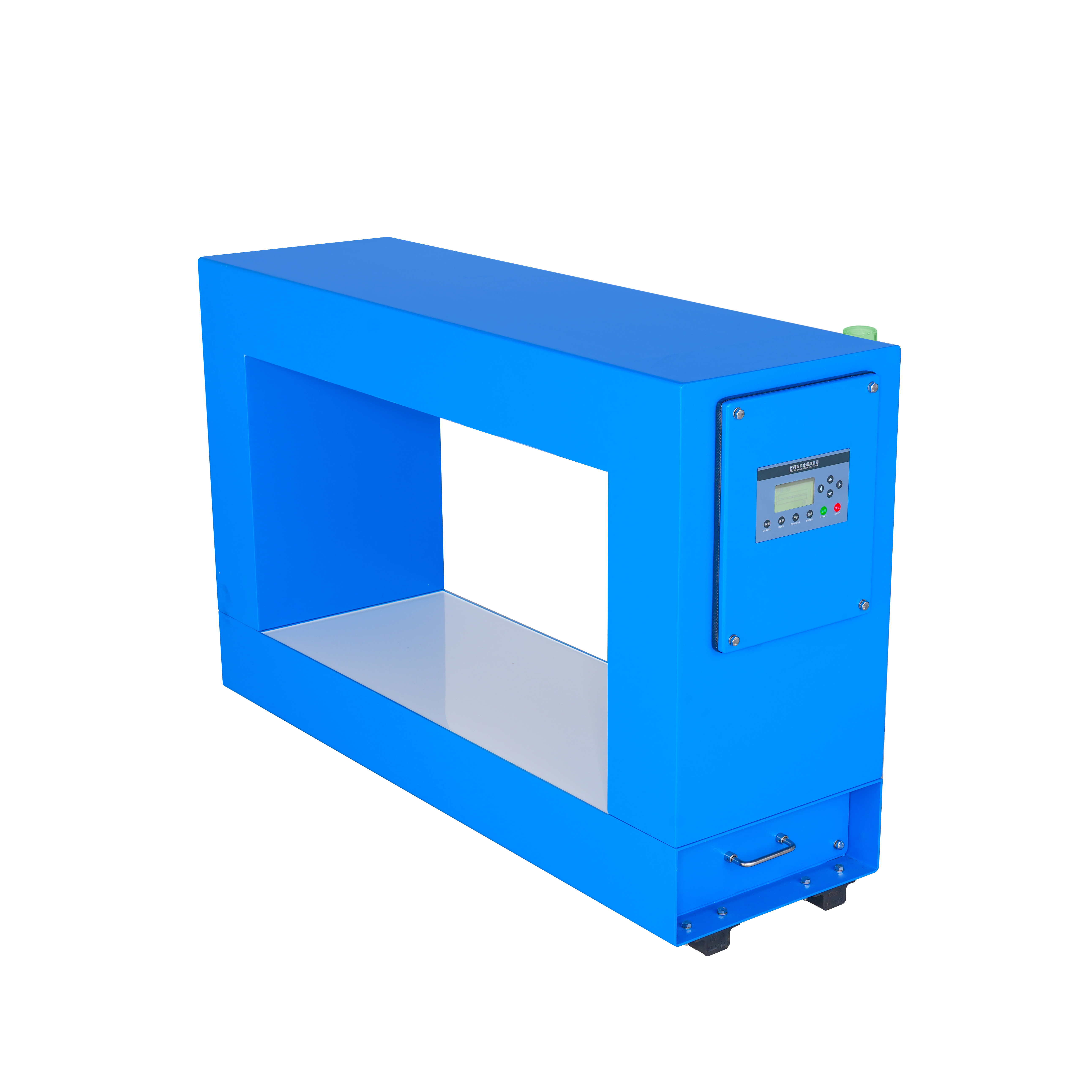 Detector de metais com exterior azul para material de construção 