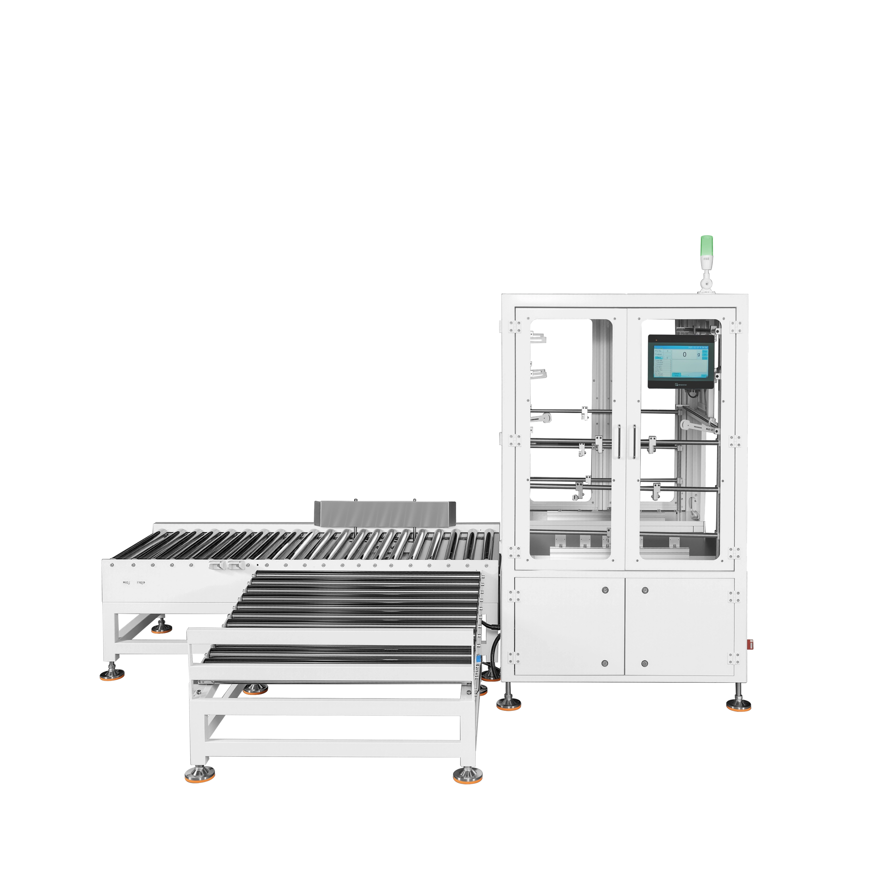 Controlador de peso de pesagem dinâmica fechado para produtos de grande porte 