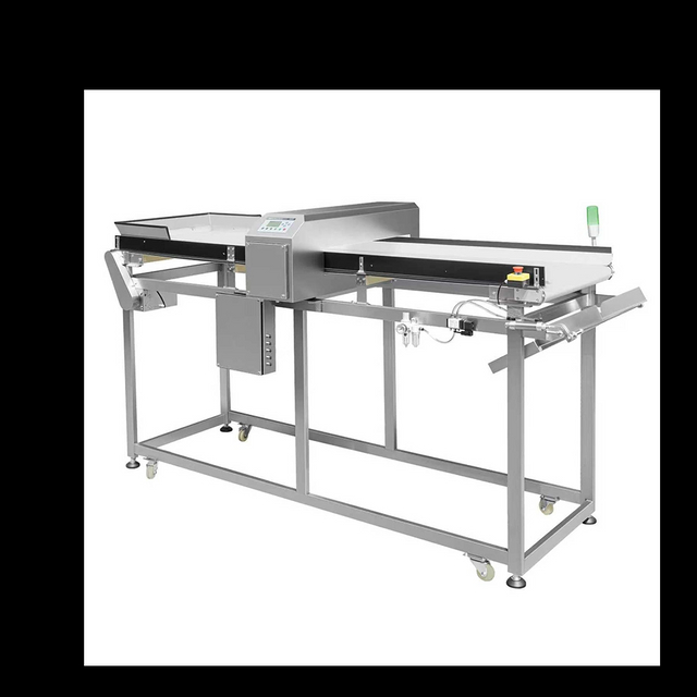 Detector de metais com rejeição de flap para materiais a granel