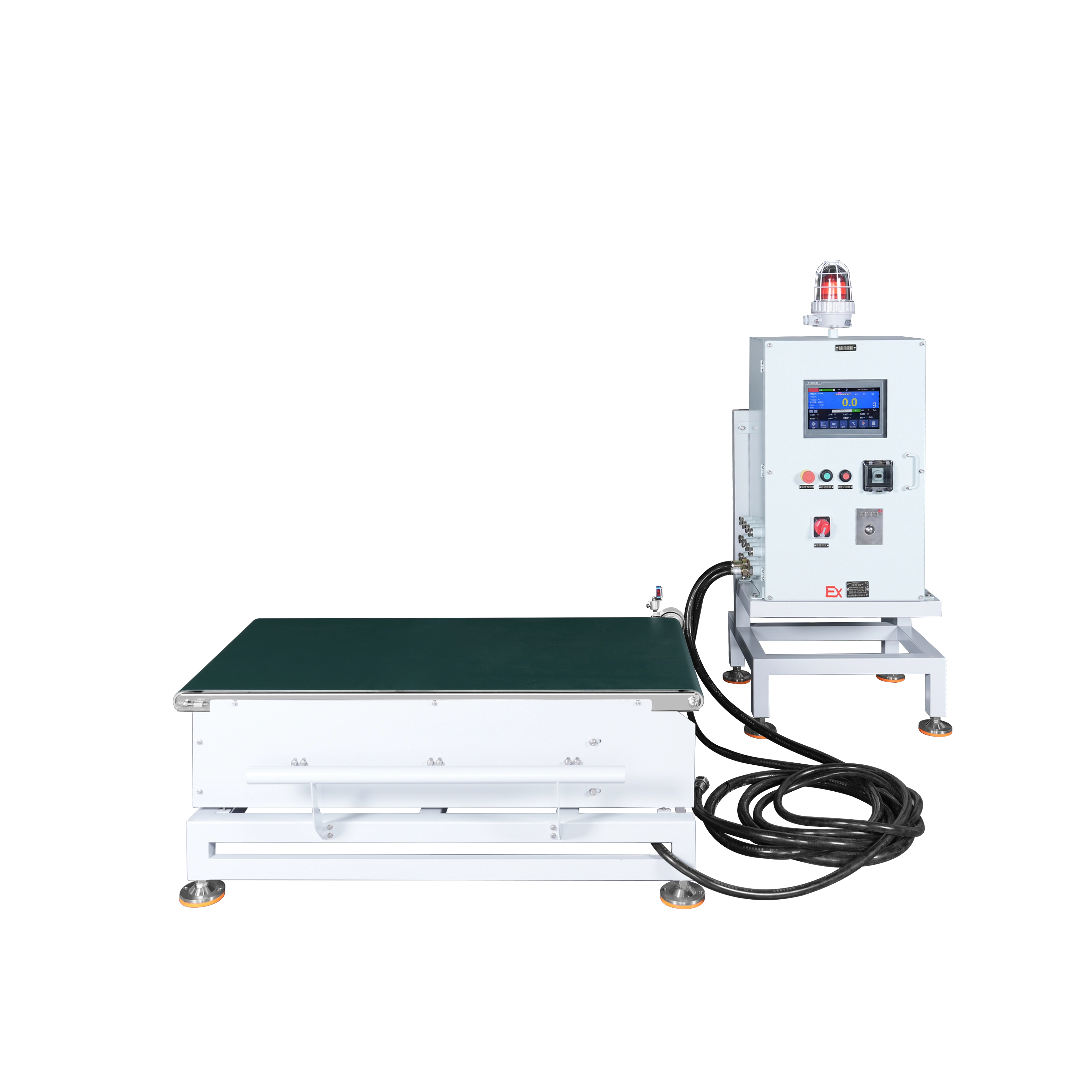 Controlador de peso à prova de explosão para plantas químicas