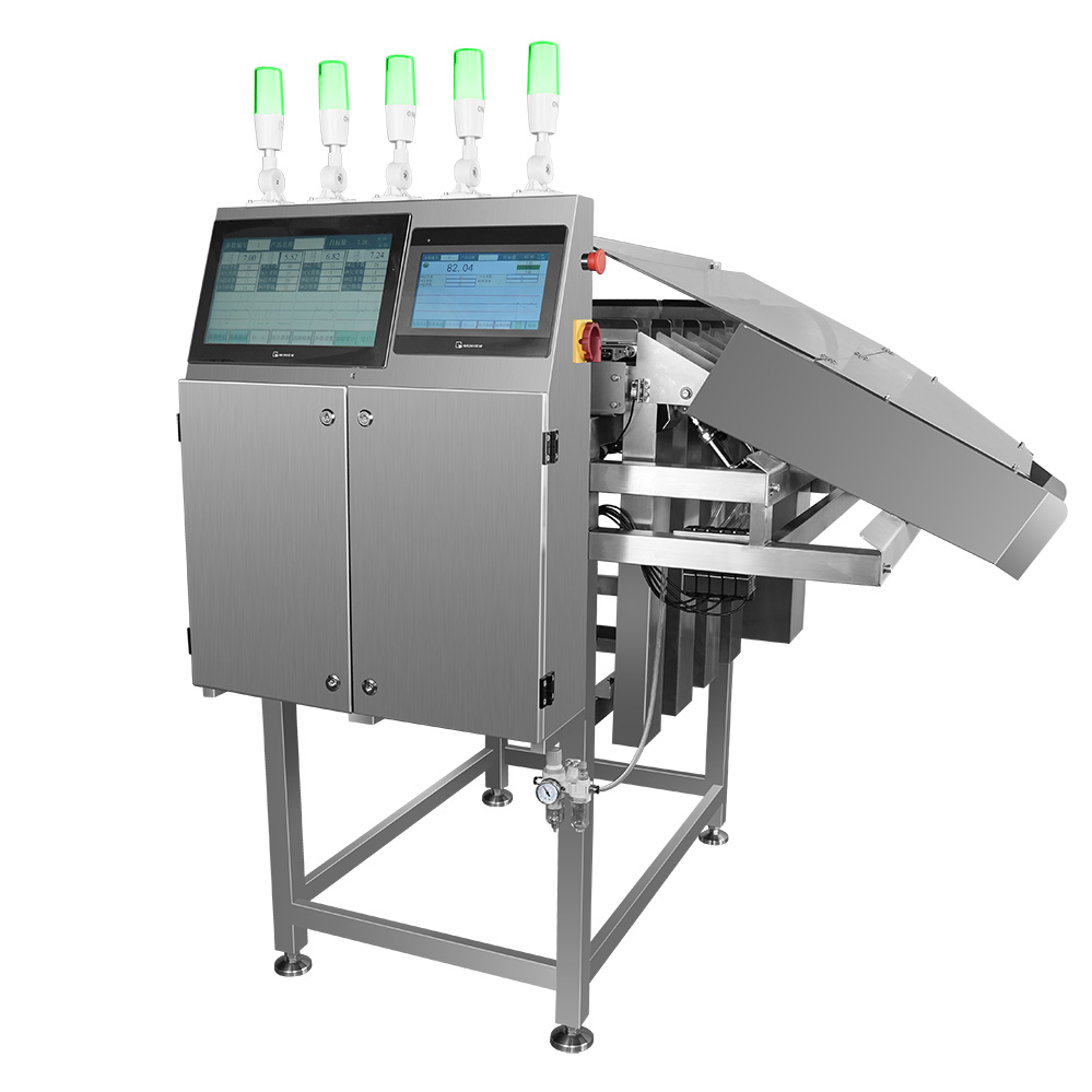 Máquina de pesagem de vários canais de seleção de várias faixas