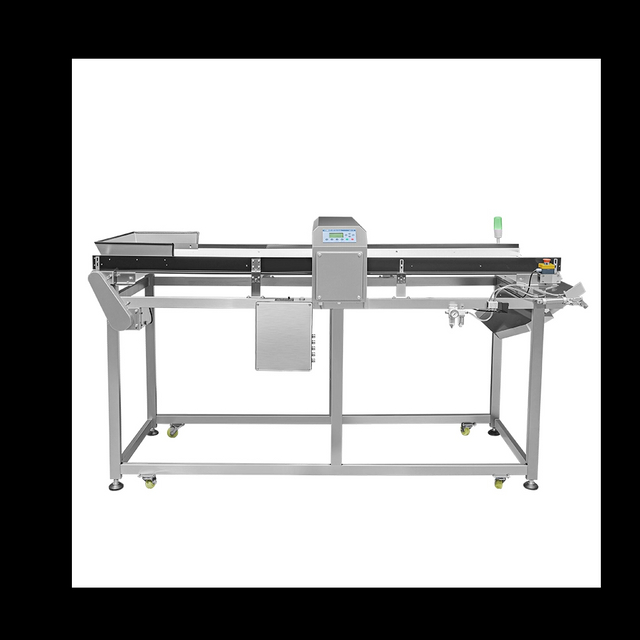 Detector de metais com rejeição de flap para materiais a granel