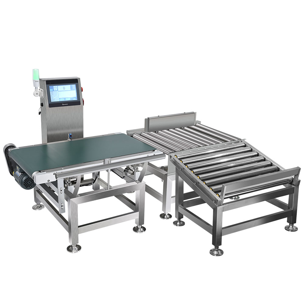 Checkweigher Machine transportadora escala de pesos de pesos em escala de peso industrial