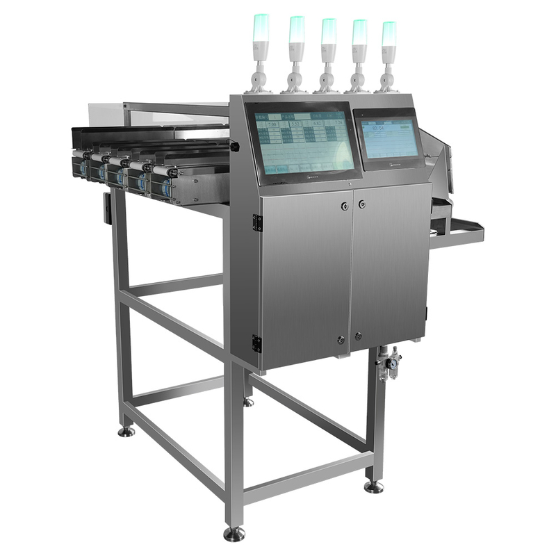 Máquina de pesagem de vários canais de seleção de várias faixas