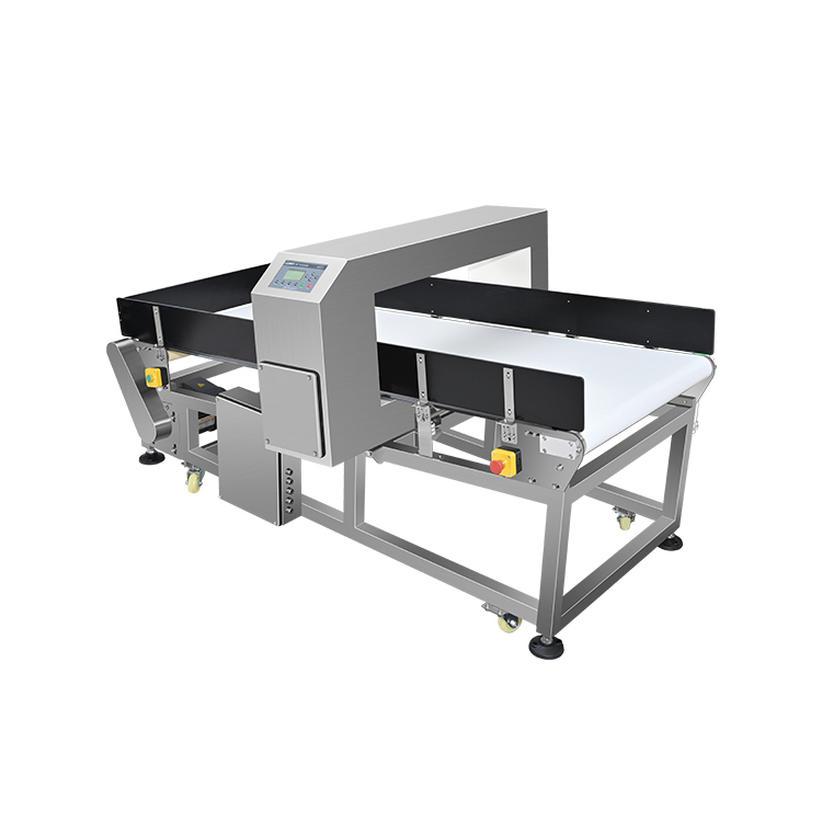 Detector de metais transportadores de túnel para indústria de processamento de alimentos