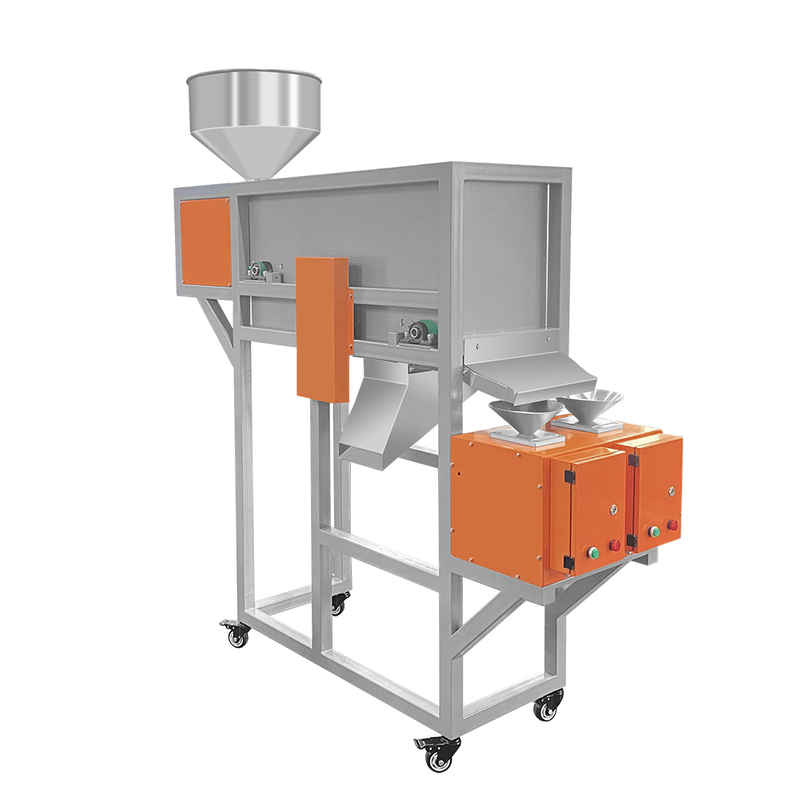 Sistema de combinação de removedor de ferro e separador de metal 