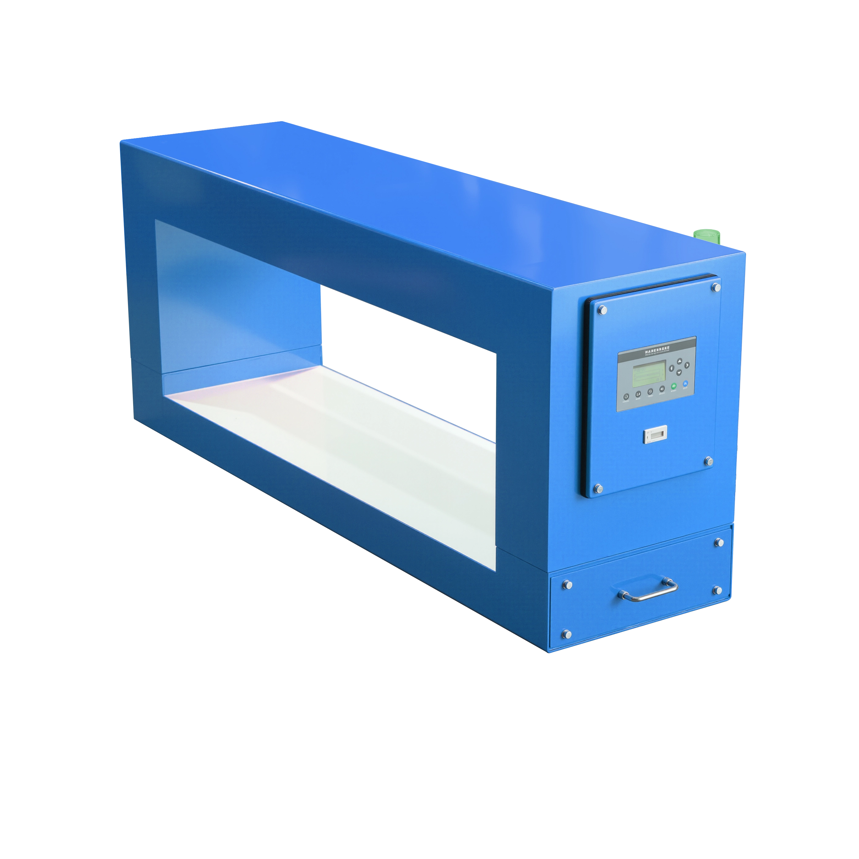 Detector de metais com exterior azul para material de construção 