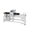 Detector de metais com rejeição de empurrador para produtos de médio porte