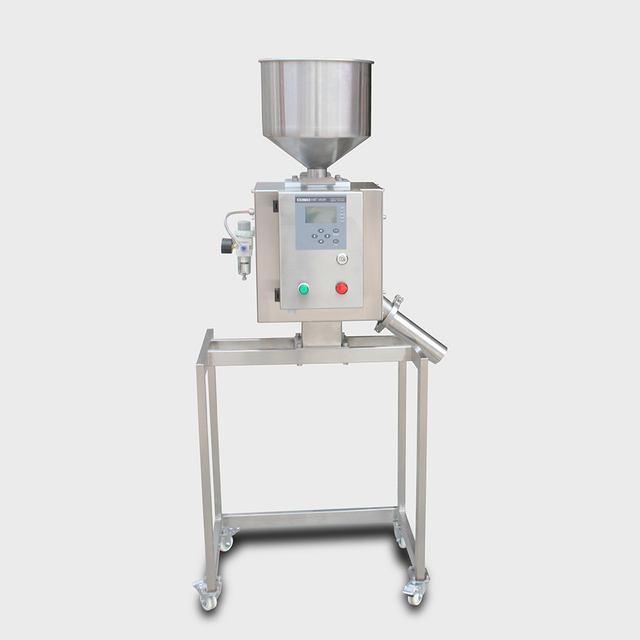 Detector de metal de alimentos Tipo vertical Conecte-se com alimentador de enchimento com várias cabeças
